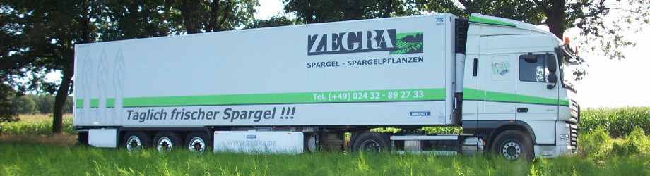 Für Ihren Spargel täglich unterwegs